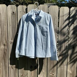 Lands' End Sky Blue Collared Shirt